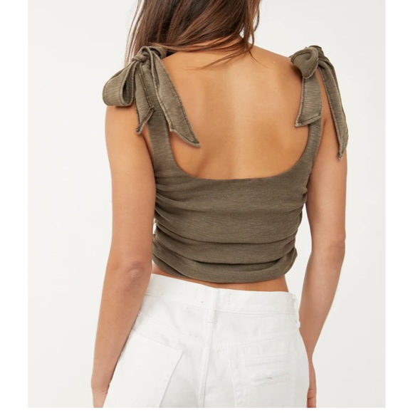 Free People Tops - Free People Boulevard Cotton Crop Top - oregano